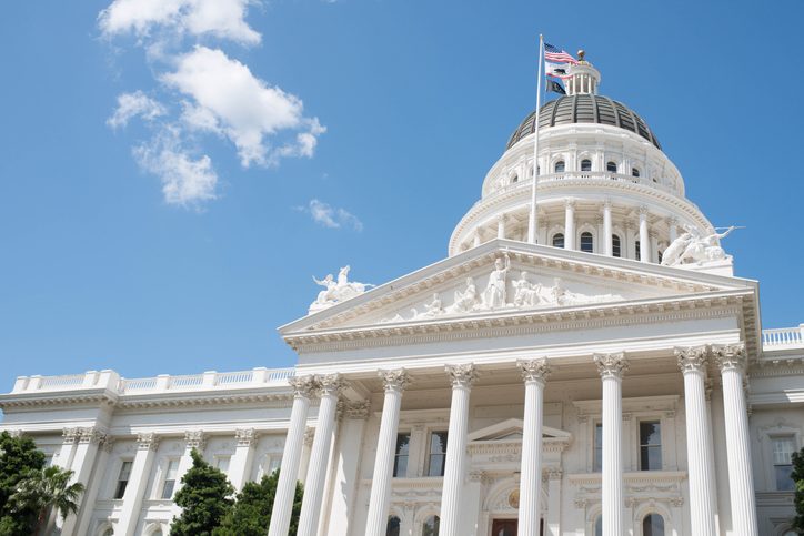 California Capitol Building in Sacramento